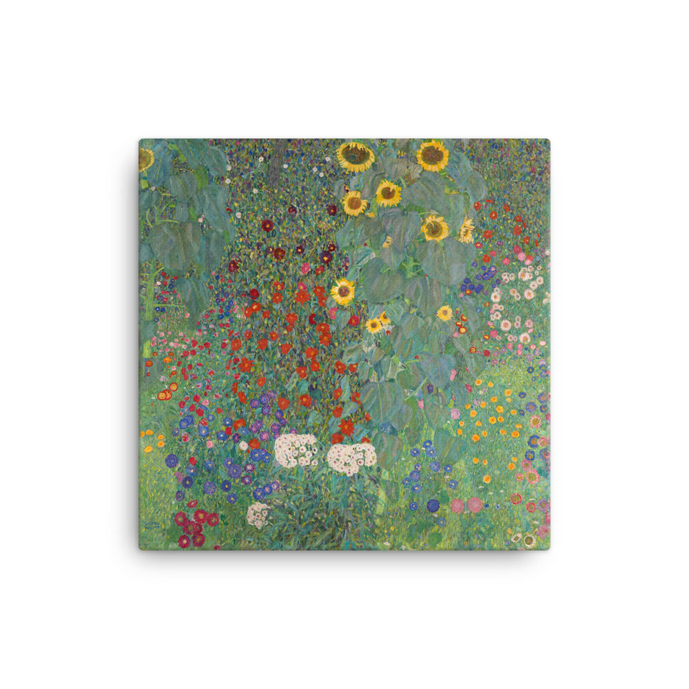 Canvas - Gustav Klimt, Garden with Sunflowers, Garten mit Sonnenblumen ARTLIA artlia