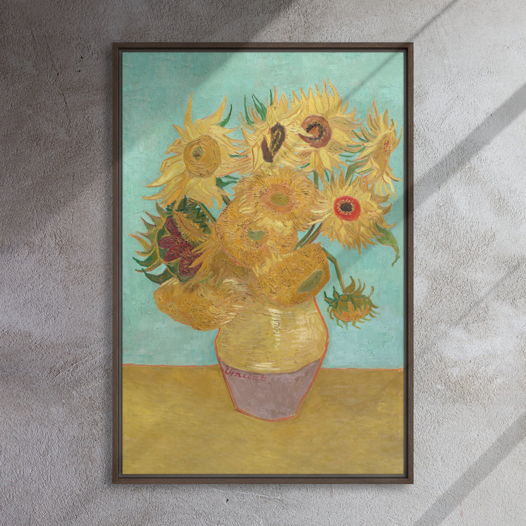 Gerahmte Leinwand - Sonnenblumen, 1889 Vincent van Gogh artlia