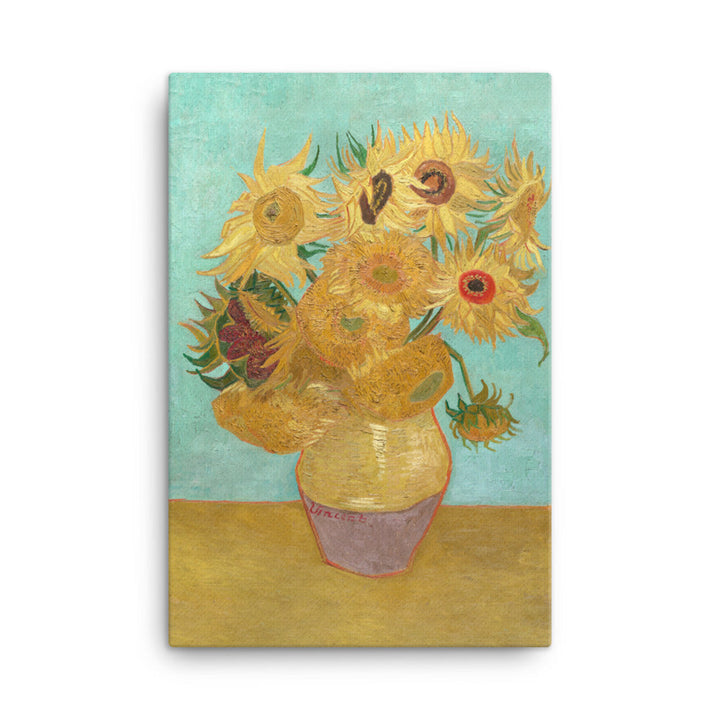 Gerahmte Leinwand - Sonnenblumen, 1889 Vincent van Gogh ohne Rahmen / 61x91 cm (24″×36″) artlia