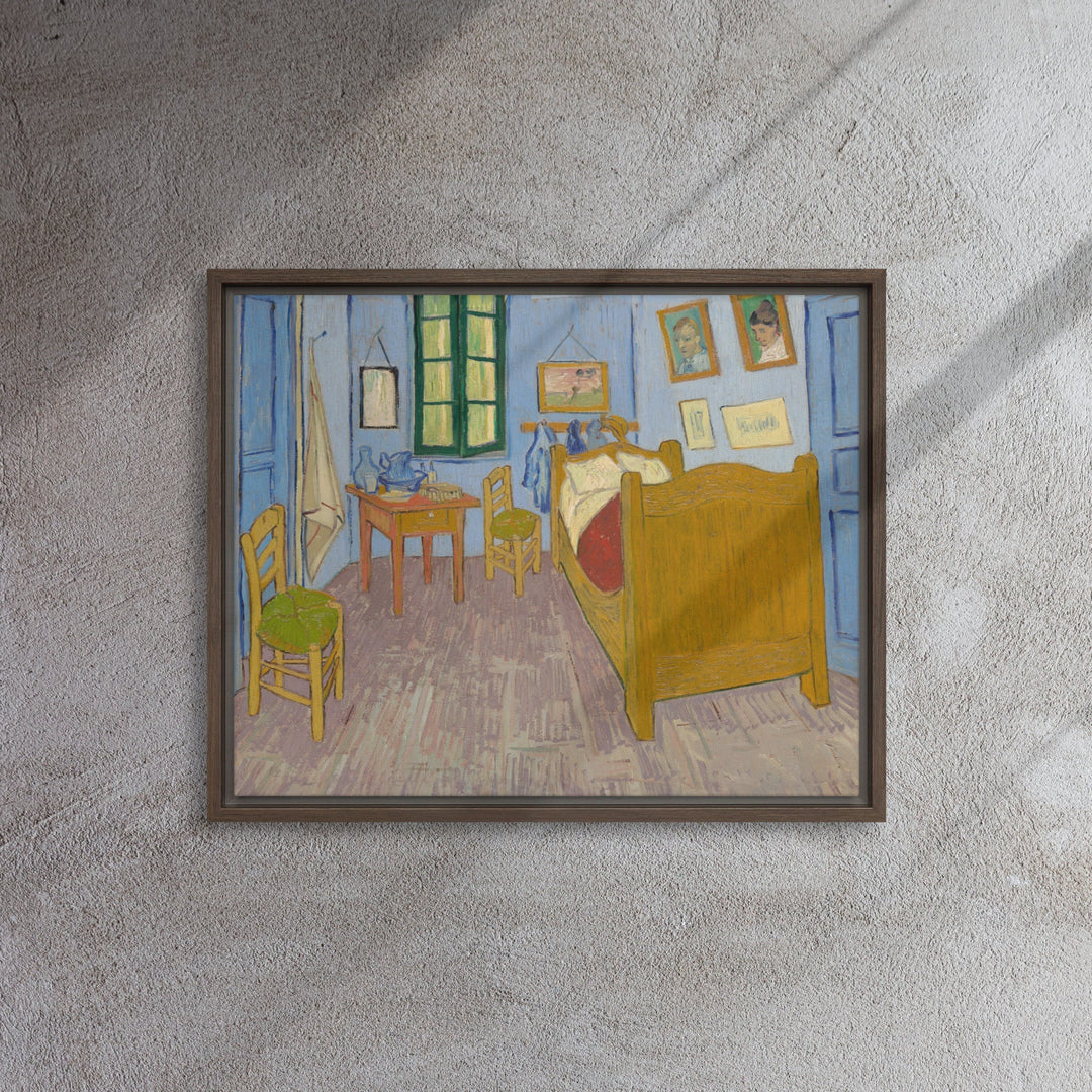 Gerahmte Leinwand - Van Gogh, Das Schlafzimmer in Arles Vincent van Gogh artlia