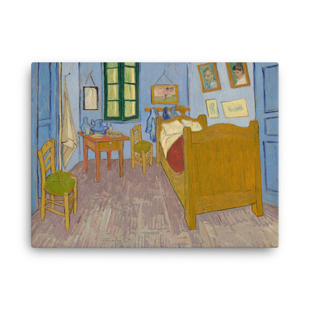 Gerahmte Leinwand - Van Gogh, Das Schlafzimmer in Arles Vincent van Gogh ohne Rahmen / 30x41 cm (12″×16″) artlia