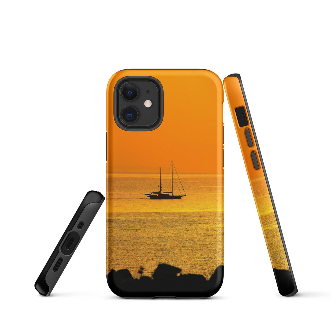 Hardcase iPhone® Handyhülle - a ship on golden sea Kuratoren von artlia iPhone 12 mini artlia