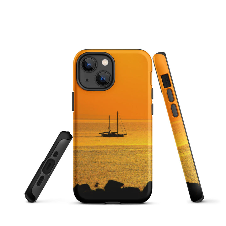 Hardcase iPhone® Handyhülle - a ship on golden sea Kuratoren von artlia iPhone 13 mini artlia