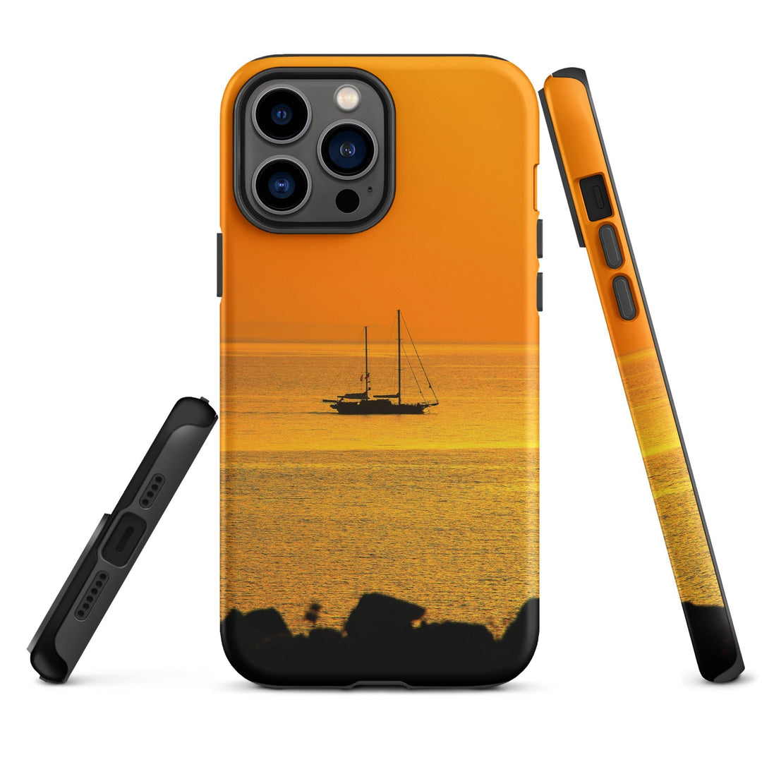 Hardcase iPhone® Handyhülle - a ship on golden sea Kuratoren von artlia iPhone 13 Pro Max artlia