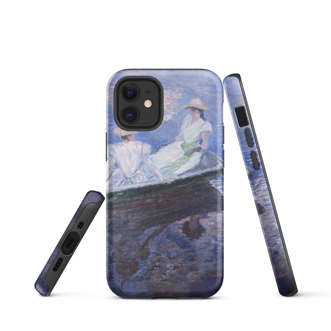 Hardcase iPhone® Handyhülle - Claude Monet, On the Boat Claude Monet iPhone 12 mini artlia