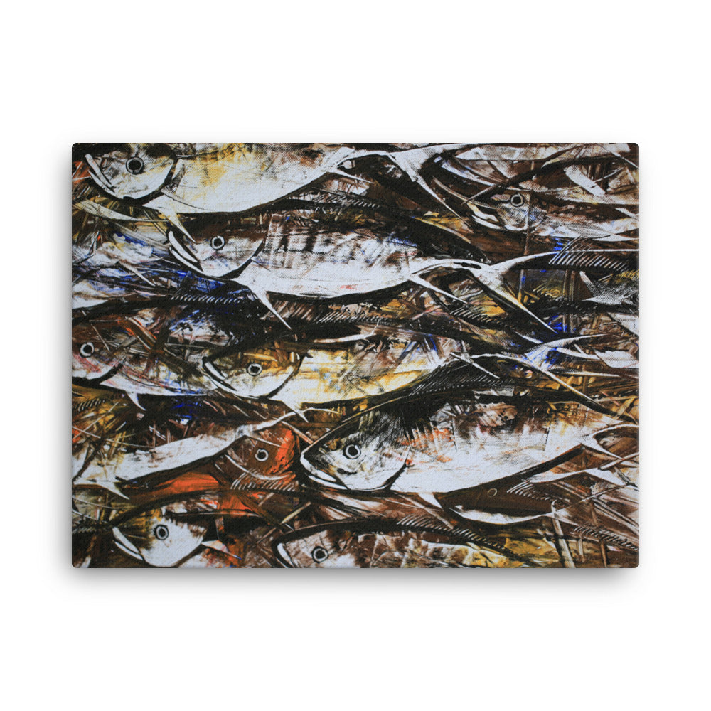 Leinwand - Makrelen Kuratoren von artlia 46x61 cm artlia