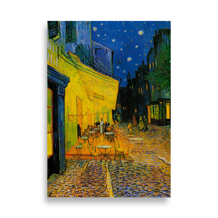 Poster - Caféterrasse am Abend Vincent van Gogh 70×100 cm artlia