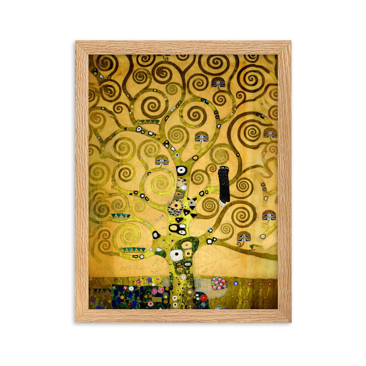 Poster - Gustav Klimt, der Lebensbaum artlia Oak / 30×40 cm artlia