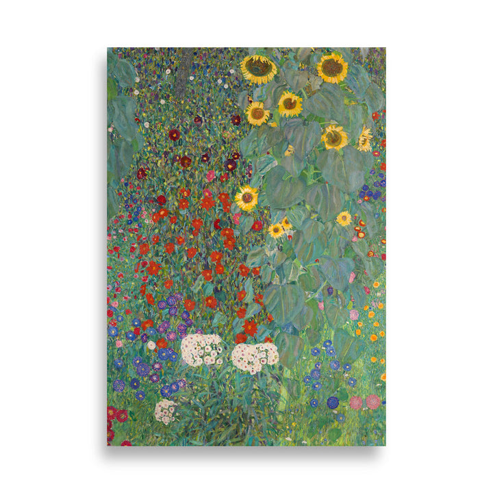 Poster - Gustav Klimt, Garden with Sunflowers, Garten mit Sonnenblumen ARTLIA 70×100 cm artlia