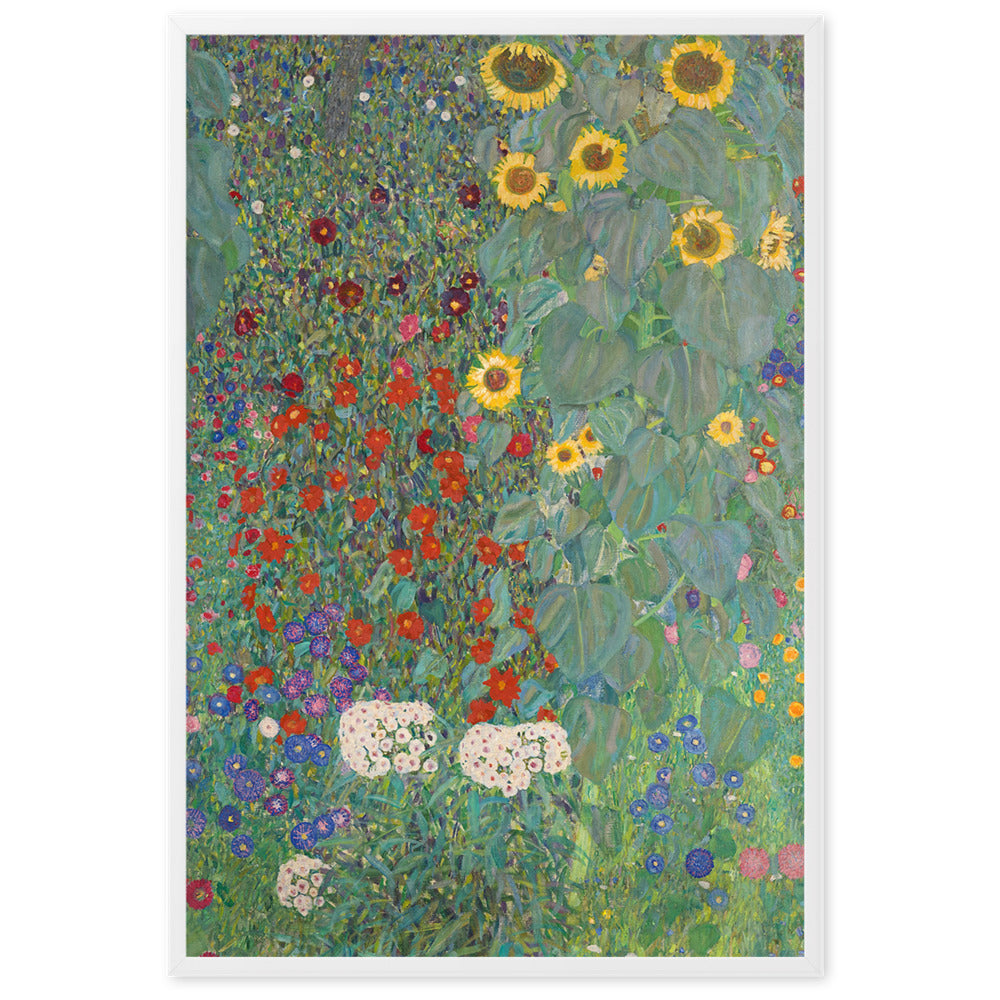Poster - Gustav Klimt, Garten mit Sonnenblumen ARTLIA artlia