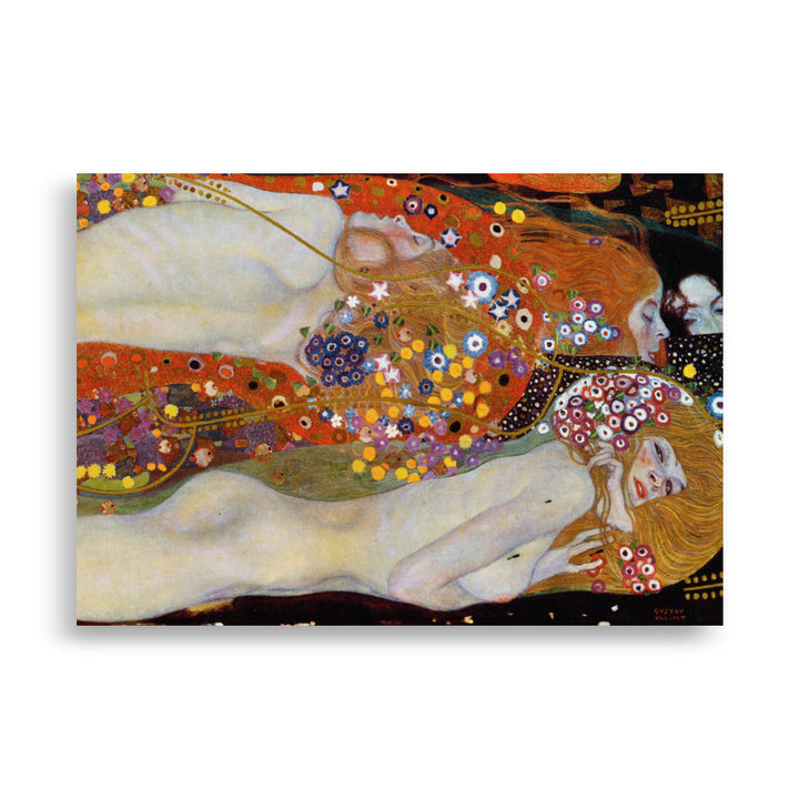 Poster - Gustav Klimt, Wasserschlangen II Gustav Klimt 70×100 cm artlia