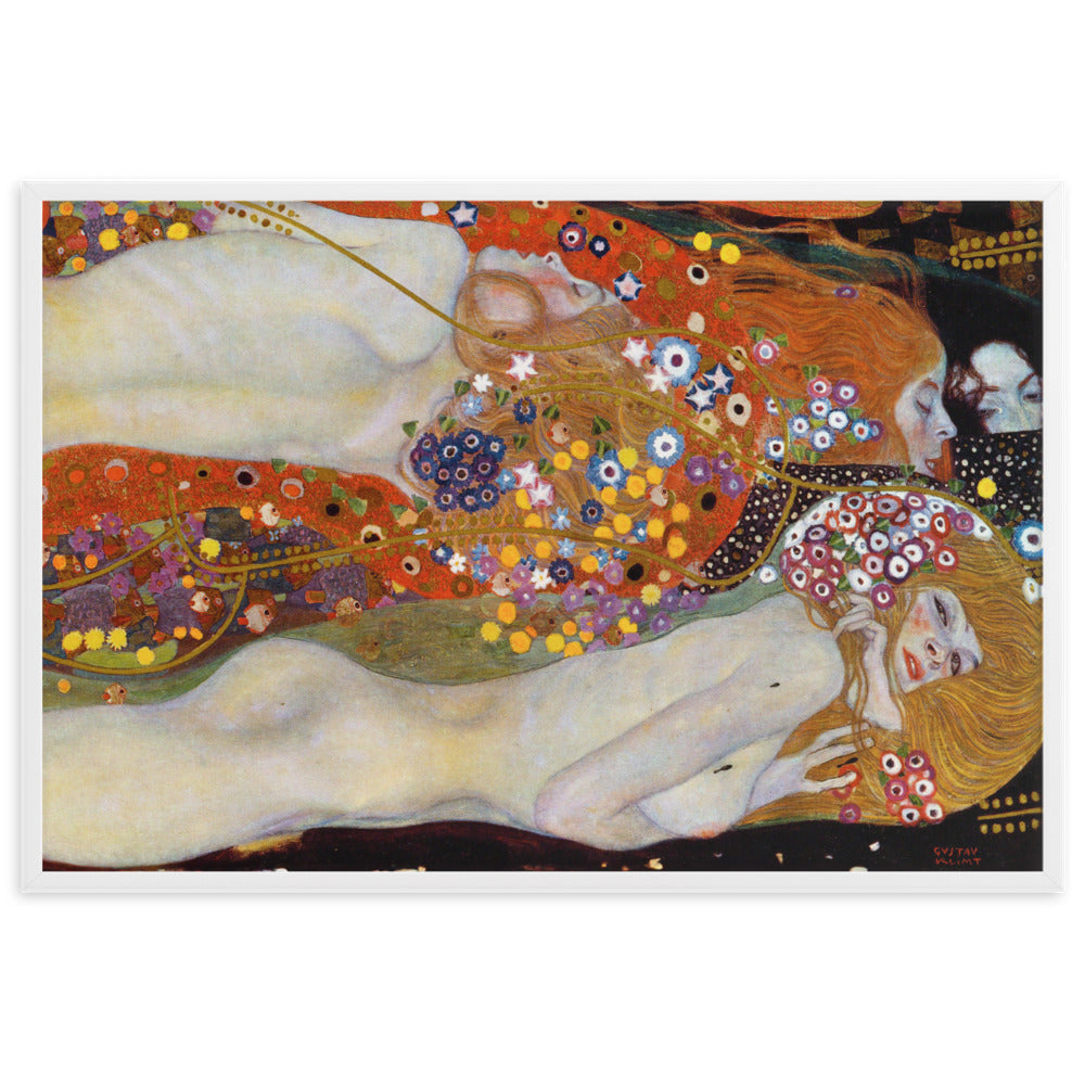 Poster - Gustav Klimt, Wasserschlangen II Gustav Klimt artlia