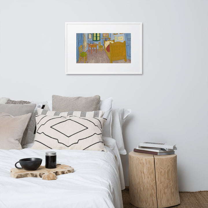 Poster mit Passepartout - Van Gogh, Das Schlafzimmer in Arles Vincent van Gogh artlia