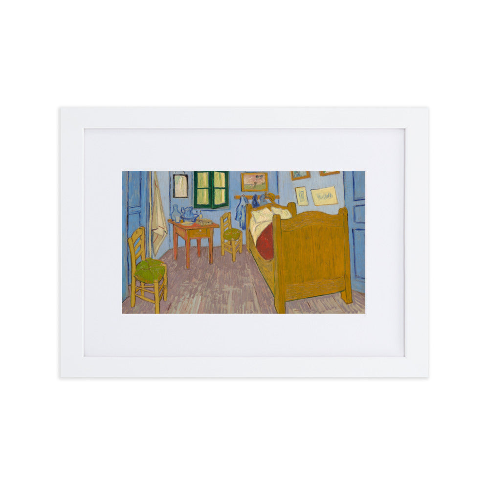 Poster with passepartout - Van Gogh, The Bedroom in Arles