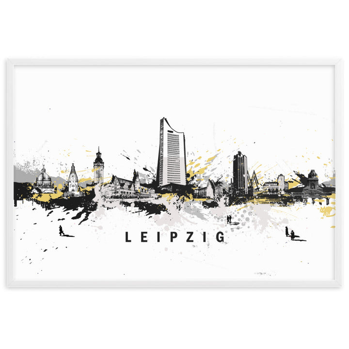 Poster - Skyline Leipzig Marko Kurth artlia