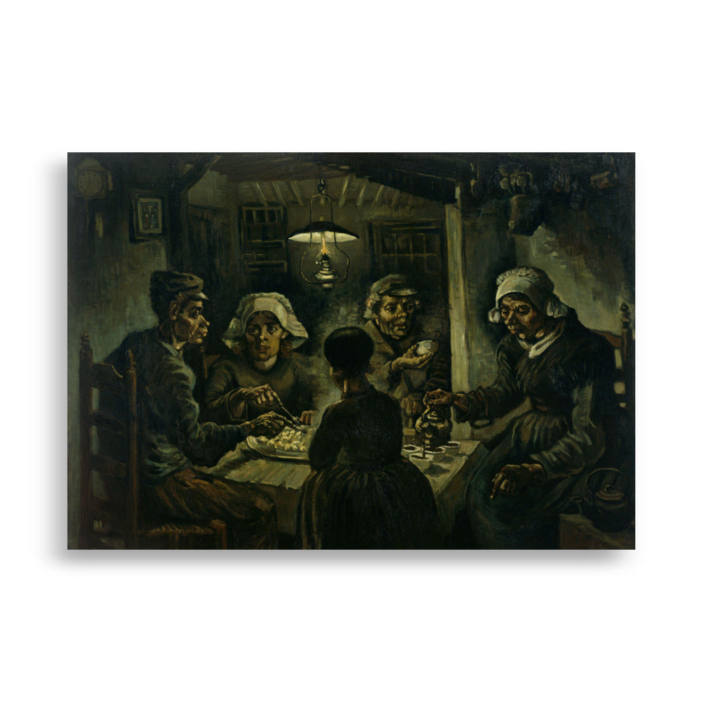Poster - Van Gogh, Potato Eaters Katoffelesser 1885 Vincent van Gogh 70×100 cm artlia