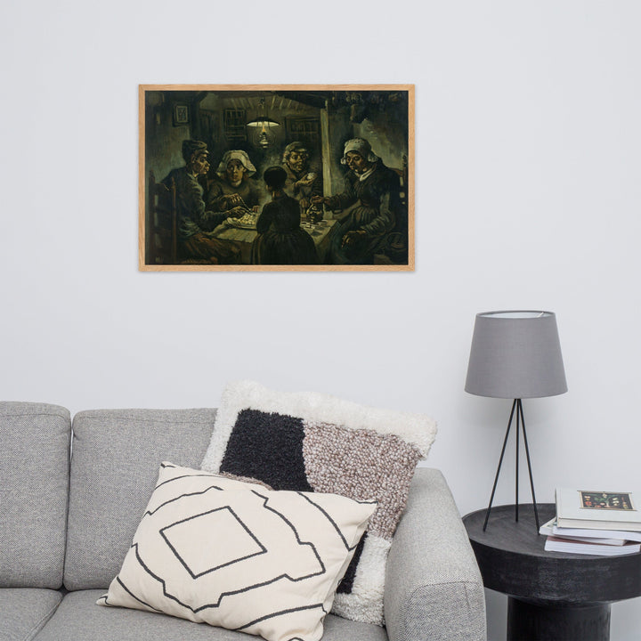 Poster - Van Gogh, Potato Eaters Katoffelesser 1885 Vincent van Gogh artlia