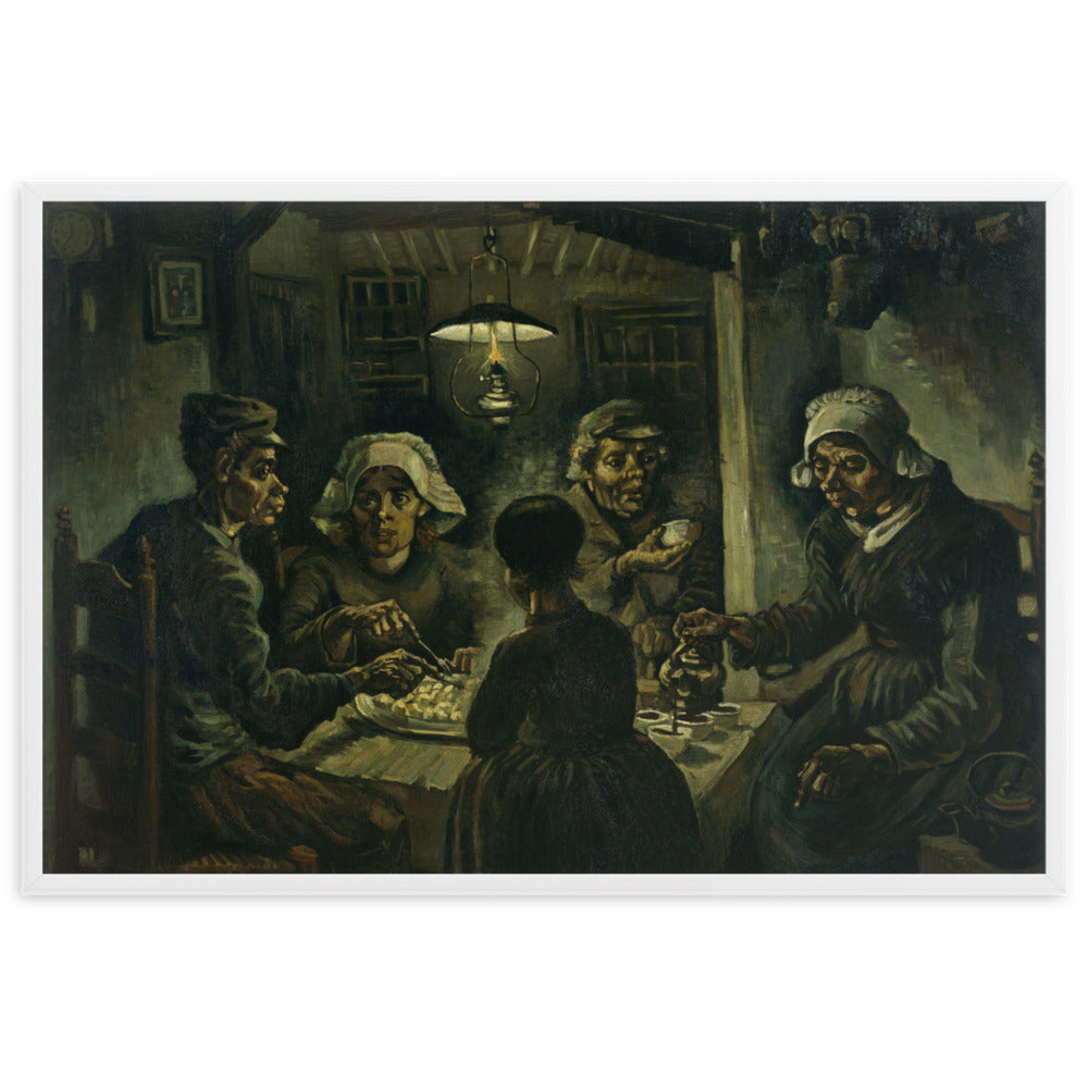 Poster - Van Gogh, Potato Eaters Katoffelesser 1885 Vincent van Gogh artlia