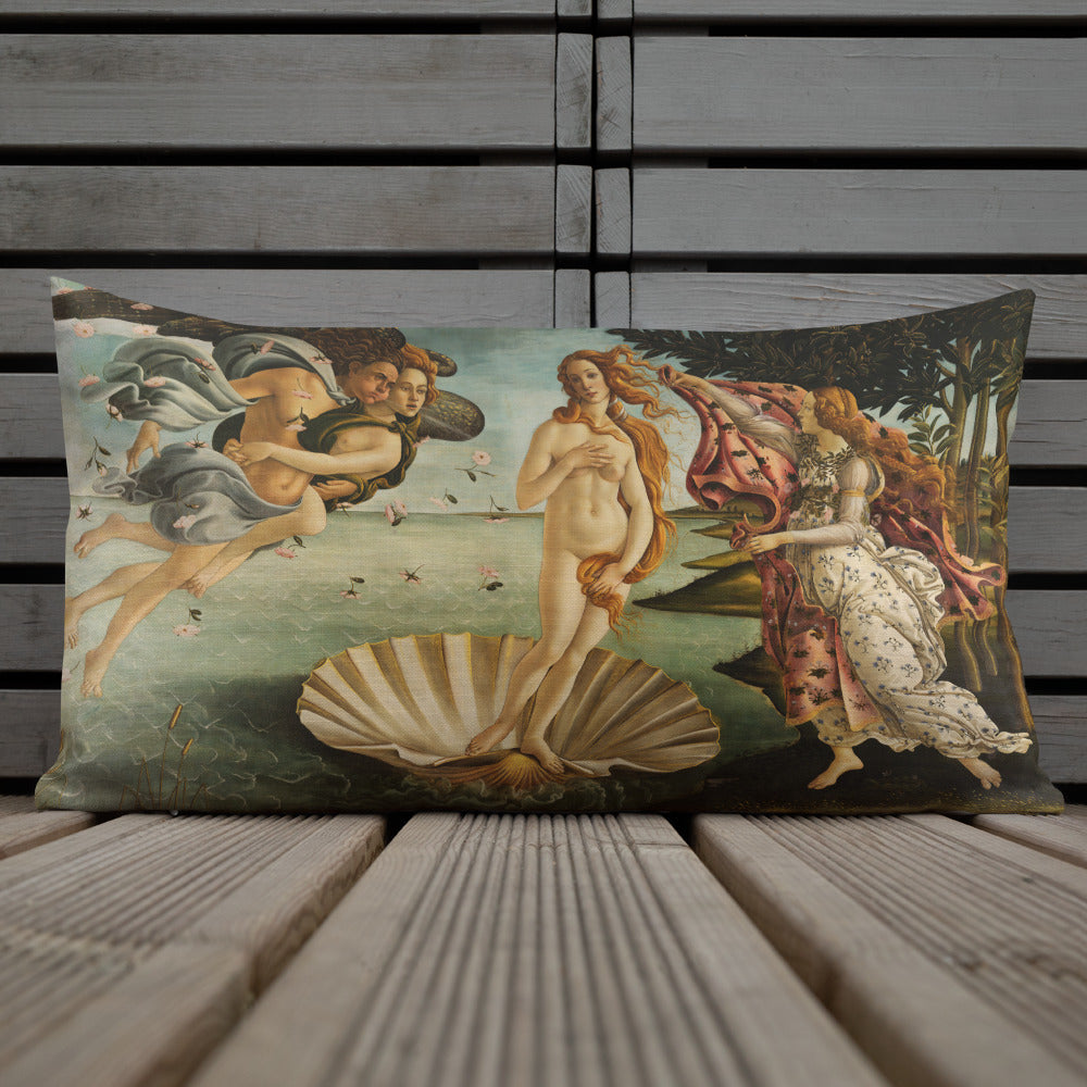 Premium-Kissen - Birth of Venus, Sandro Botticelli Sandro Botticelli artlia