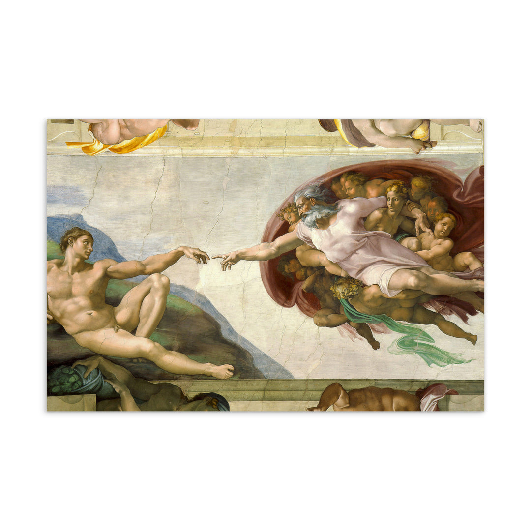 Michelangelo, Creation of Adam - Postkarte