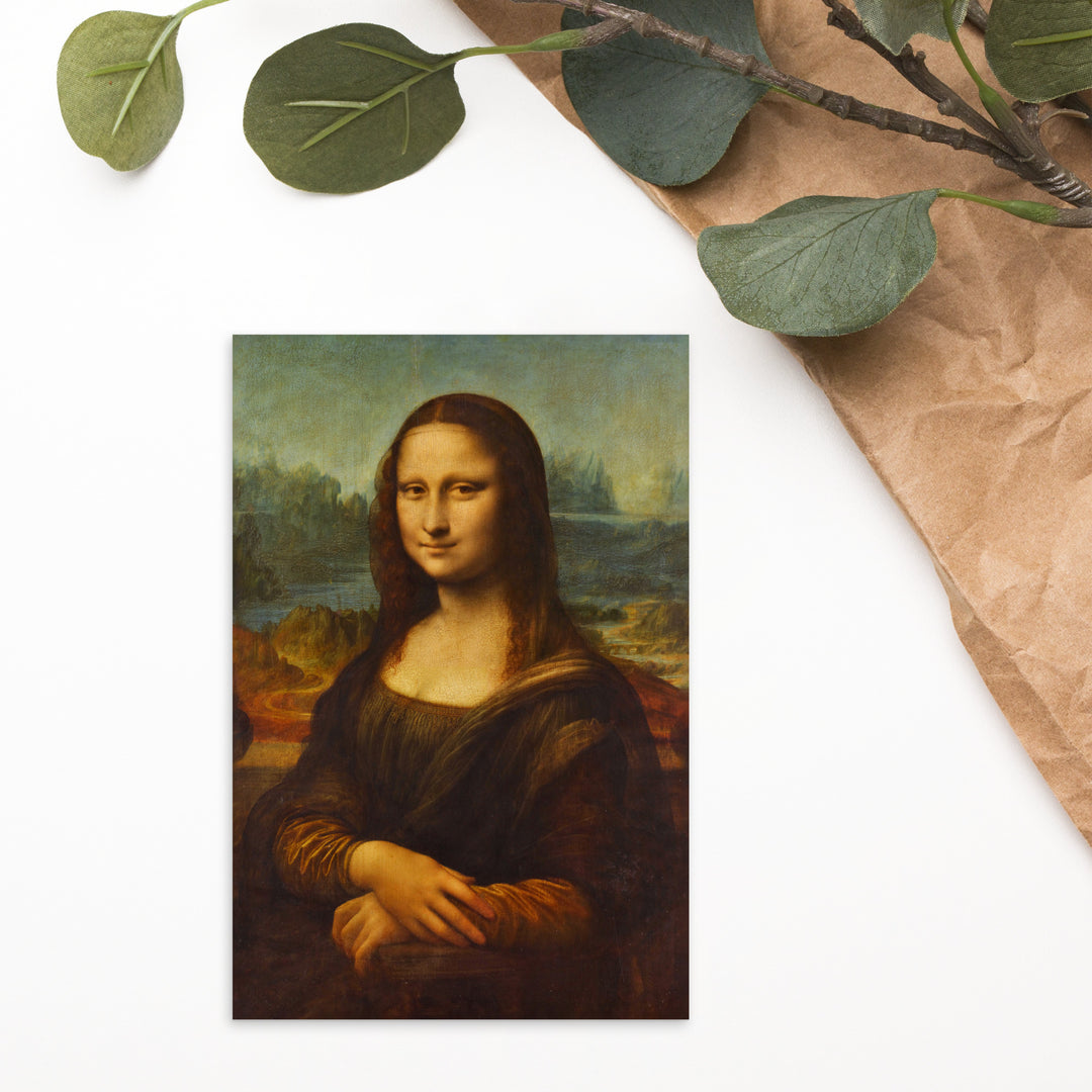 Mona Lisa, Leonardo da Vinci - Postkarte