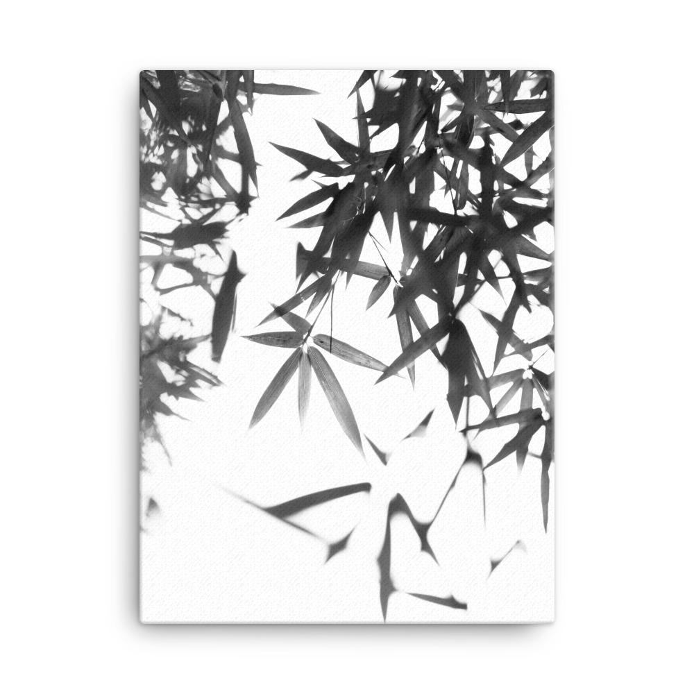 Bamboo Leaves Bambusblätter - Leinwand artlia 18″×24″ artlia