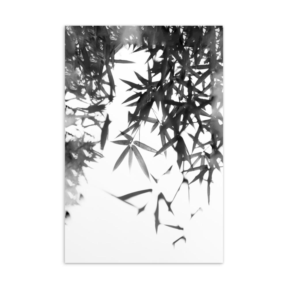 Bamboo Leaves Bambusblätter - Postkarte artlia artlia
