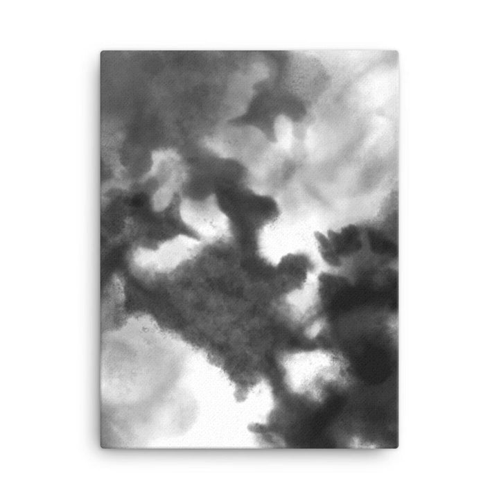 Black Watercolor - Leinwand artlia 18×24 artlia