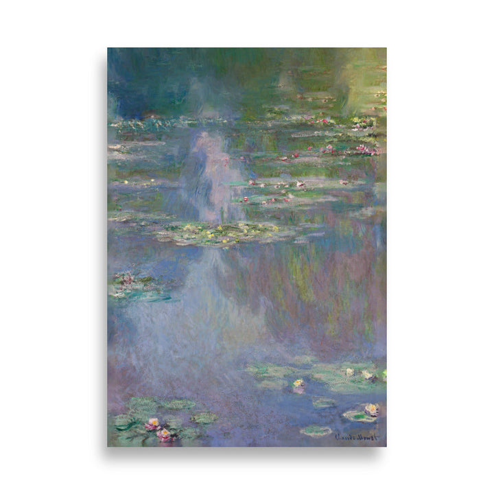 Claude Monet, Seerosen - Poster Claude Monet 21×30 cm artlia