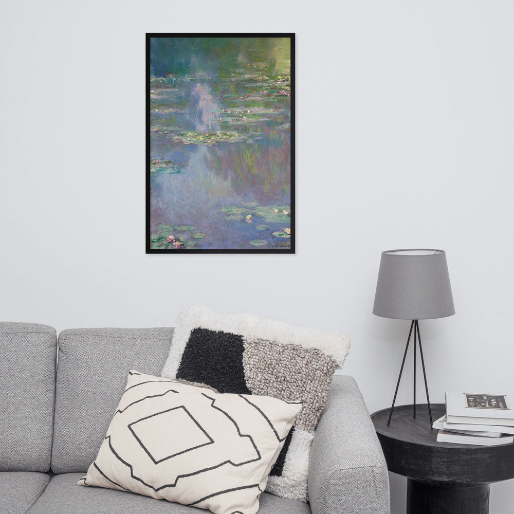 Claude Monet, Seerosen - Poster im Rahmen Claude Monet artlia