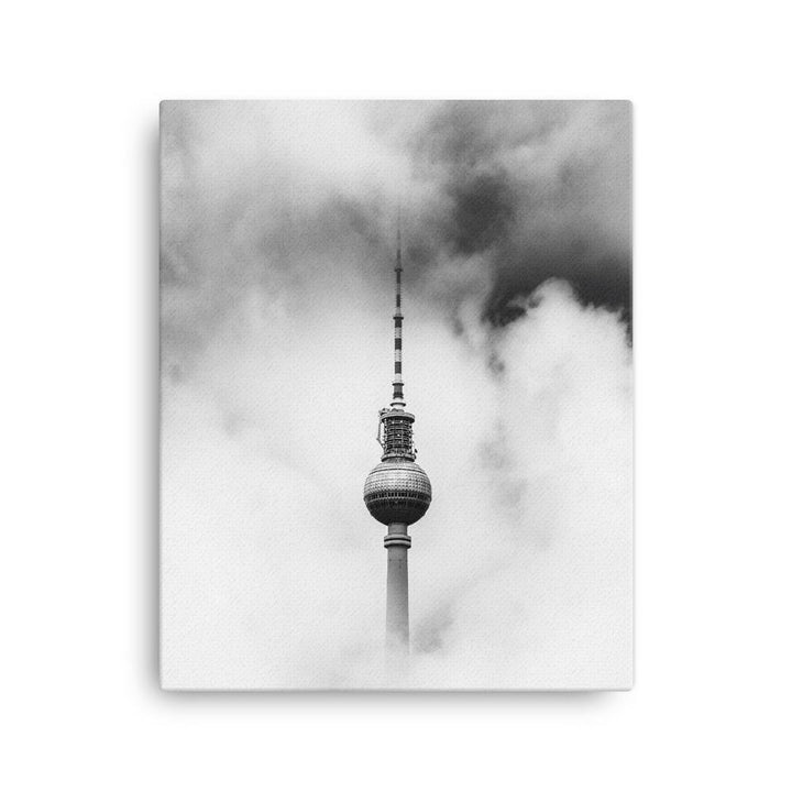 Der Berliner Fernsehturm - Leinwand Kuratoren von artlia 41x51 cm artlia