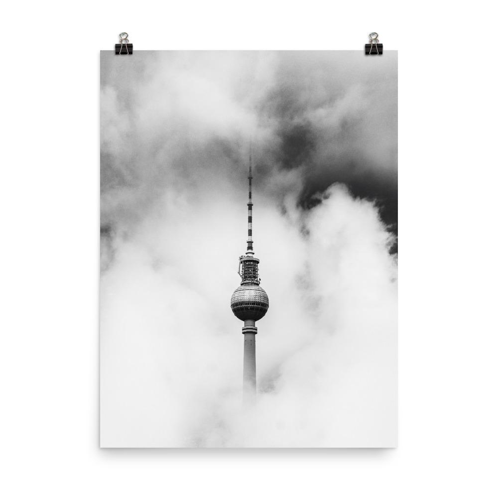 Der Berliner Fernsehturm - Poster Kuratoren von artlia 30x41 cm artlia