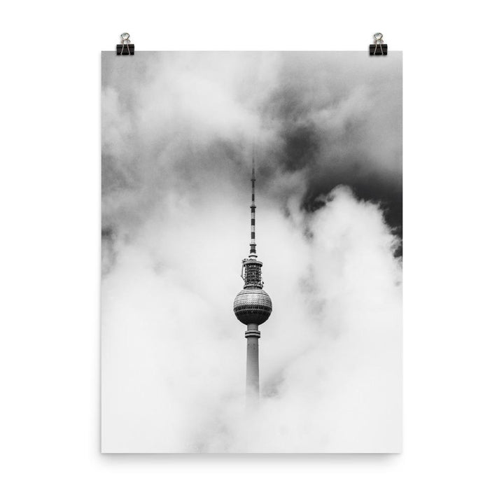 Der Berliner Fernsehturm - Poster Kuratoren von artlia 30x41 cm artlia