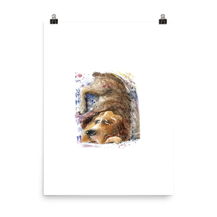 Dom Hund - Poster Sergej Uchatsch 30x41 cm artlia