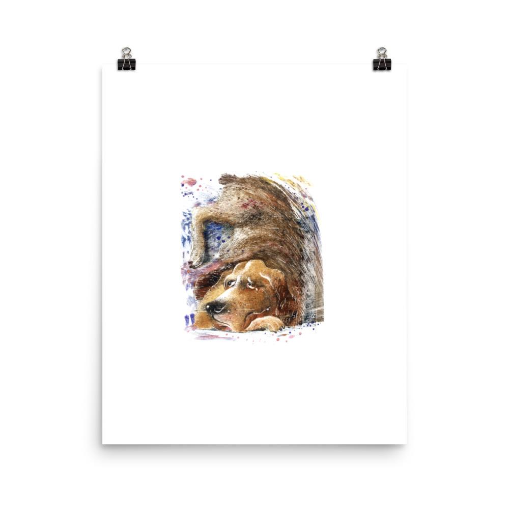 Dom Hund - Poster Sergej Uchatsch 41x51 cm artlia