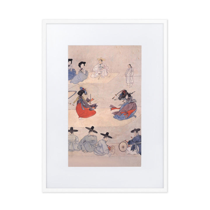 Double Sword Dance, Hyewon - Poster im Rahmen mit Passepartout Hyewon Weiß / 50×70 cm artlia
