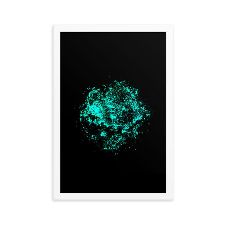 Emerald Planet - Poster im Rahmen artlia Weiß / 12×18 artlia