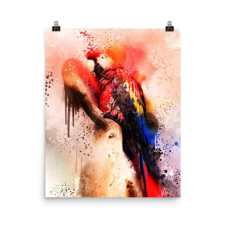 Fantasie Papagei - Poster Kuratoren von artlia 41x51 cm artlia