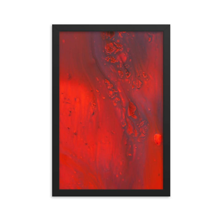 Fractal Abstract 07 - Poster im Rahmen Alexandru Antoci Schwarz / 30x45 cm artlia