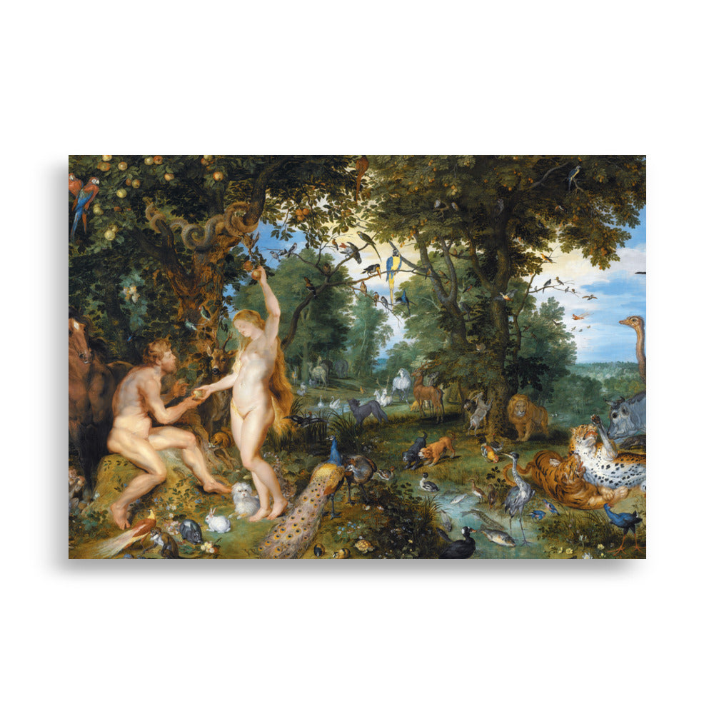 Garden of Eden - Poster Peter Paul Rubens 21×30 cm artlia