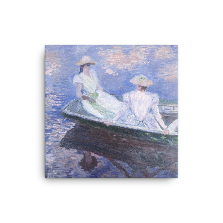 Leinwand - Claude Monet, On the Boat Claude Monet 41x41 cm artlia