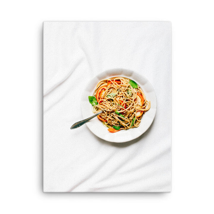 Leinwand - leckere Spaghetti Kuratoren von artlia 30x41 cm artlia