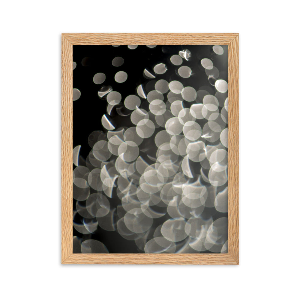 Lichtblasen - Poster im Rahmen Kuratoren von artlia Oak / 30×40 cm artlia