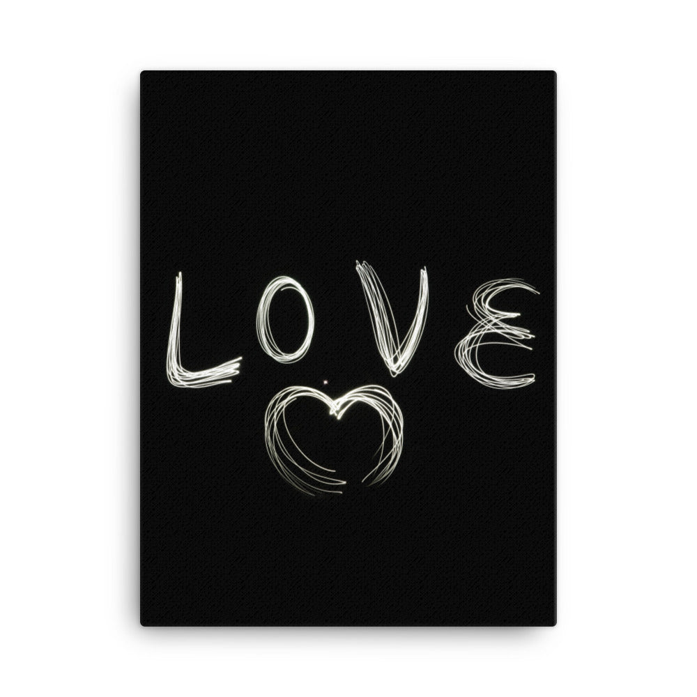 Love with Heart - Leinwand Kuratoren von artlia 30x41 cm artlia