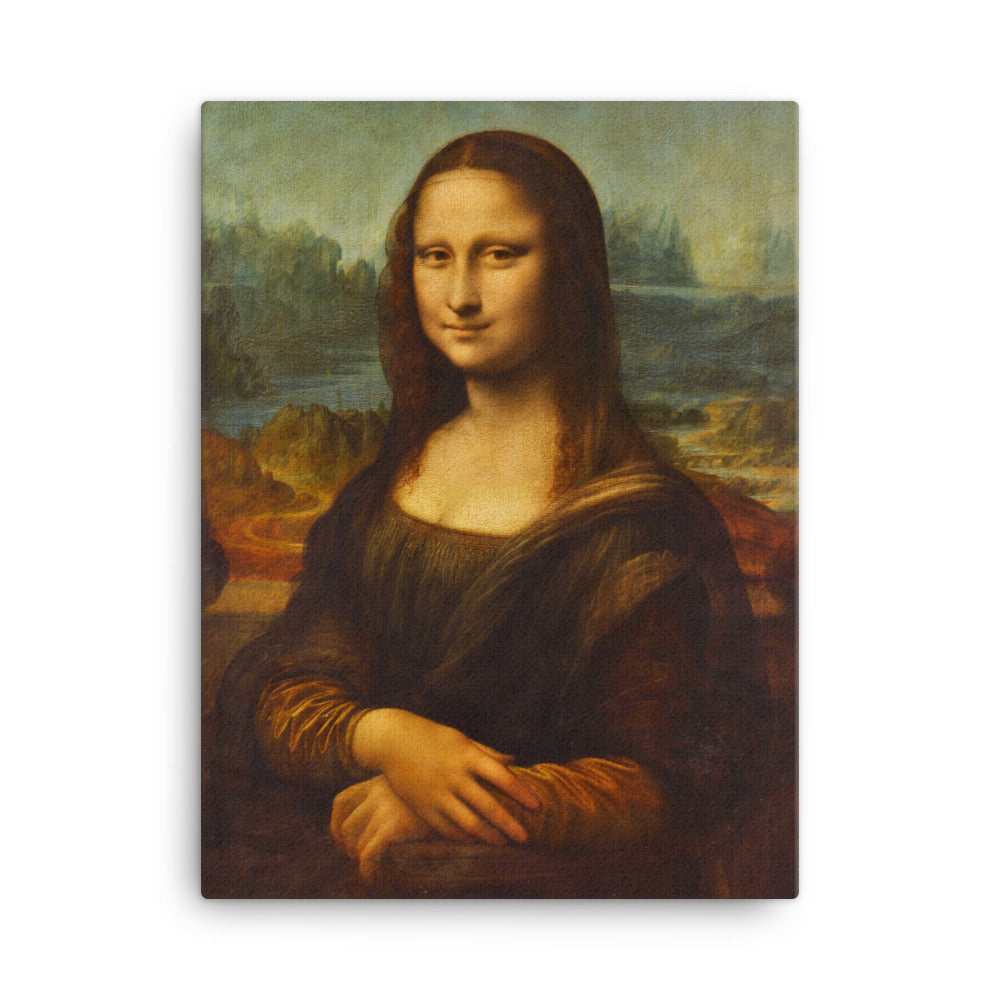 Mona Lisa, Leonardo da Vinci - Leinwand Leonardo da Vinci 30x41 cm artlia