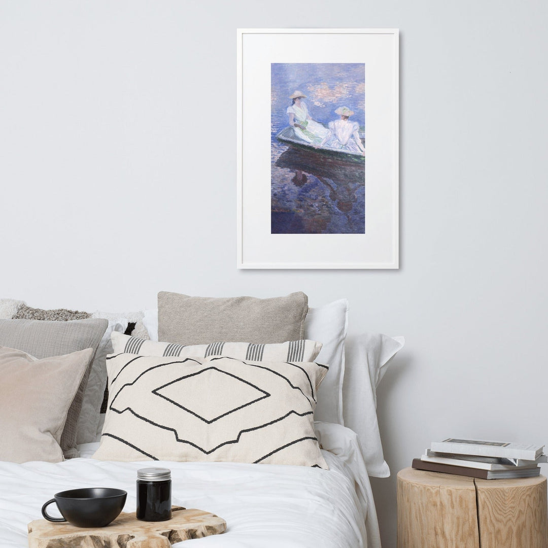 Poster mit Passepartout - Claude Monet, On the Boat Claude Monet artlia