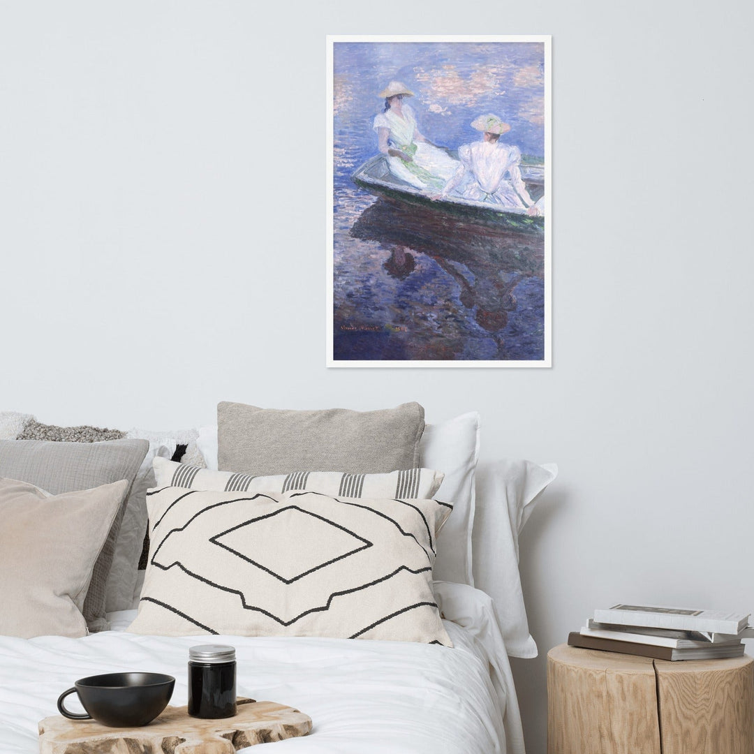 Poster mit Rahmen - Claude Monet, On the Boat Claude Monet artlia