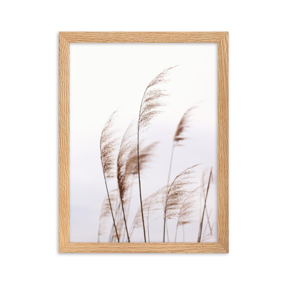 Reeds 01 - Poster im Rahmen artlia Oak / 30×40 cm artlia