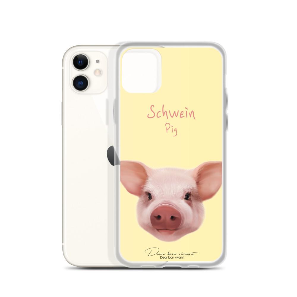Schwein - iPhone Hülle dear.bon.vivant iPhone 11 artlia