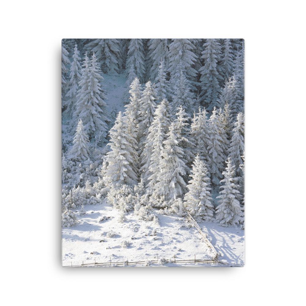 Snow Landscape 3 - Leinwand artlia 16″×20″ artlia